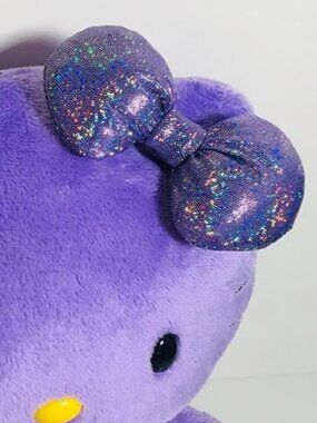 Hello Kitty Build a Bear Replacement Bow Purple Hologram Metallic